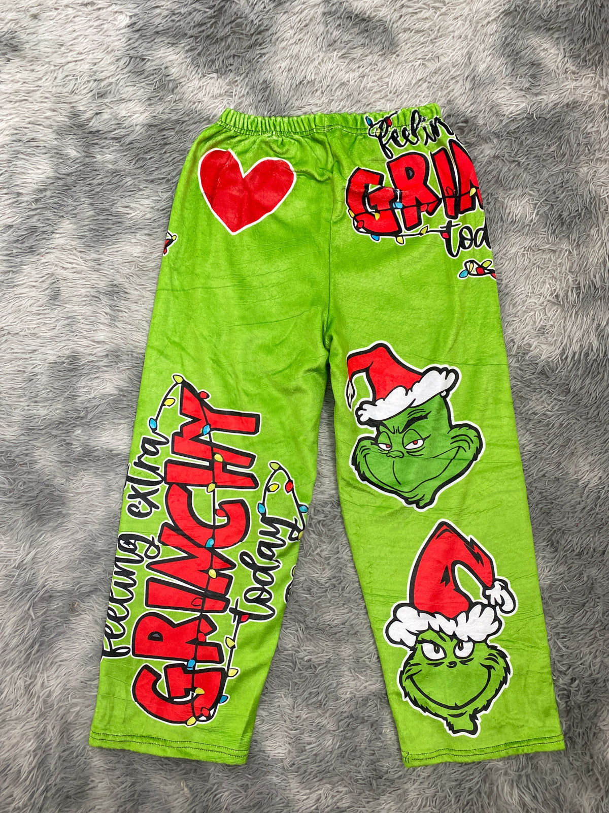 Grinch Corazón Pantalón De Pijama unisex