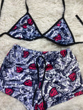 Superman Cómic Top Con Short Afelpado