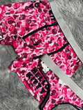 Hello Kitty Camuflaje Rosa Duo Unitalla Con Tanga