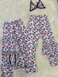 Jack Blanco Navideño Pijama De 5 Piezas