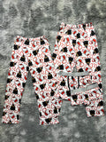Batman Y Hello Kitty Blanco Pijama De 5 Piezas