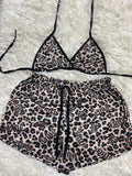 Juicy Leopardo Top Con Short Brush