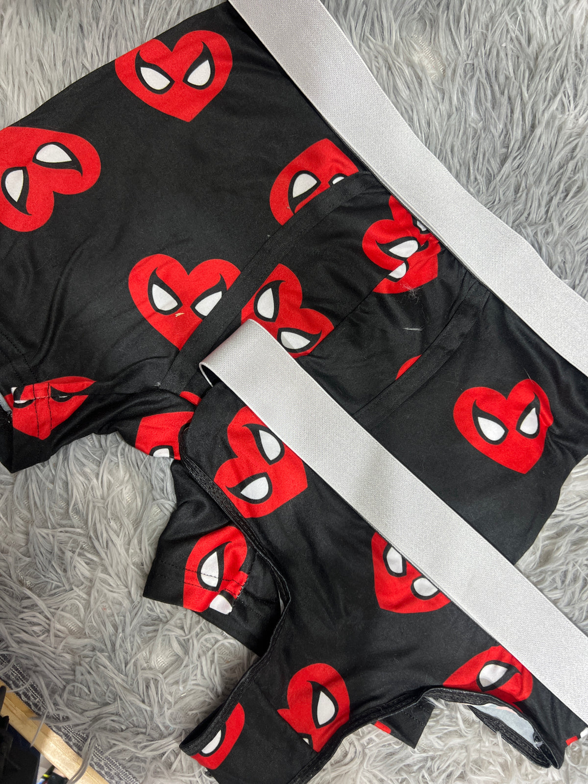 Spiderman Corazones Duo Unitalla Con Tanga