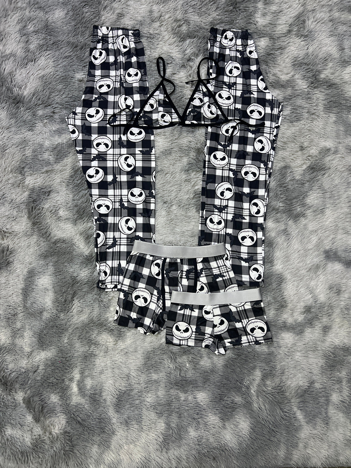 Jack Cuadros Halloween Pijama De 5 Piezas