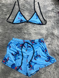 Stitch Completo Top Con Short Brush