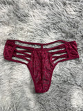 Líneas Vino Tanga De Dama