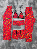 Deadpool Y Wolverine Pijama De 5 Piezas