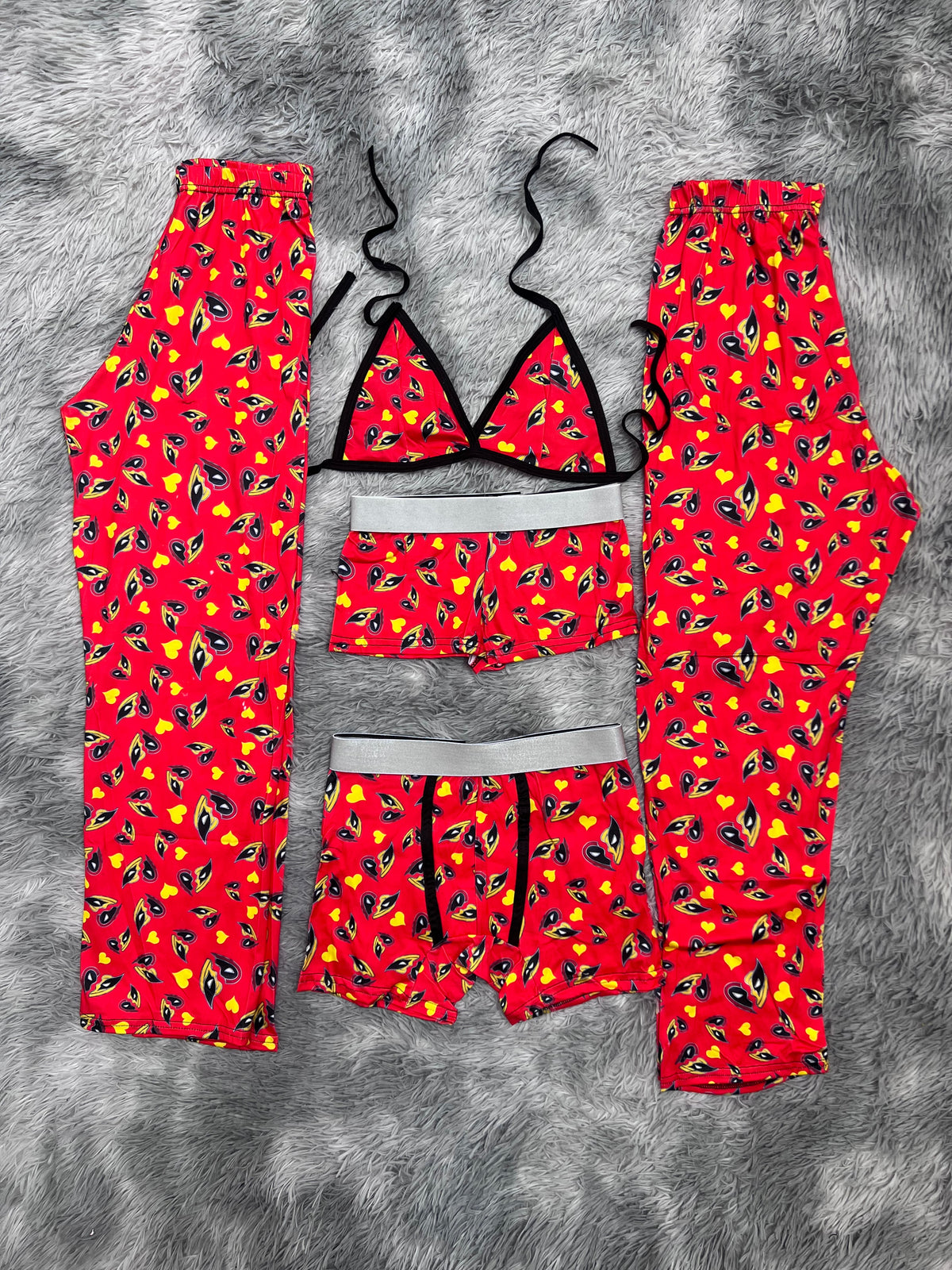 Deadpool Y Wolverine Pijama De 5 Piezas