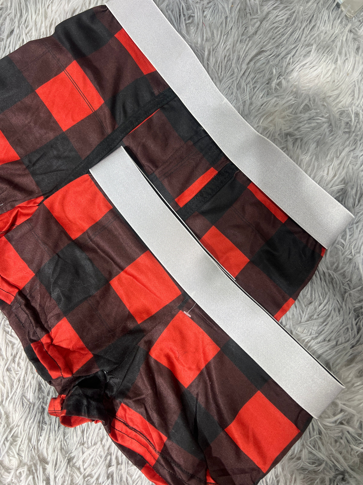 Cuadros Rojos Duo Con Boxer Unitalla