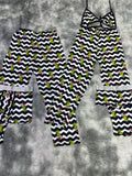 Grinch Rayas Pijama De 5 Piezas