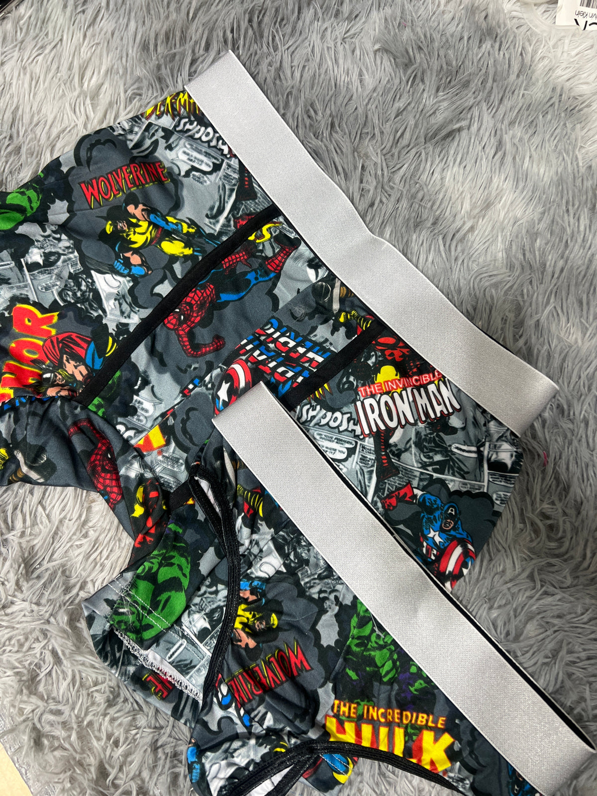 Superheroes Cómics Duo XL Con Tanga