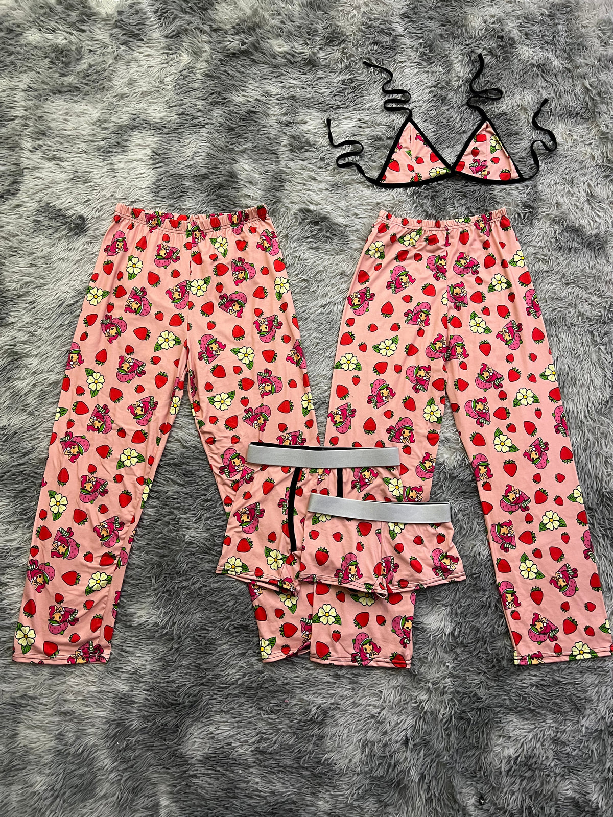 Rosita Fresita Pijama De 5 Piezas