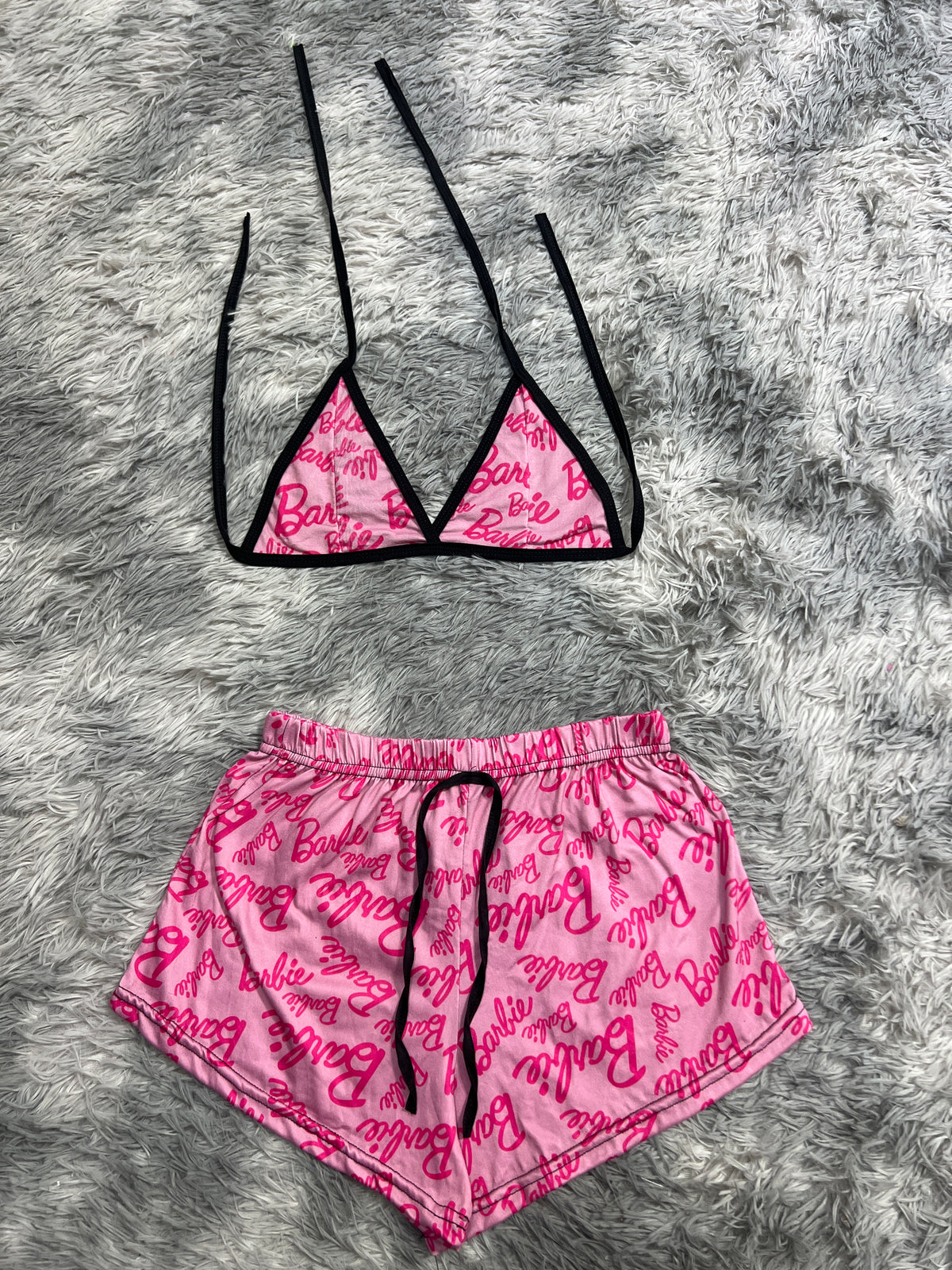 Barbie Rosa Top Con Short Brush