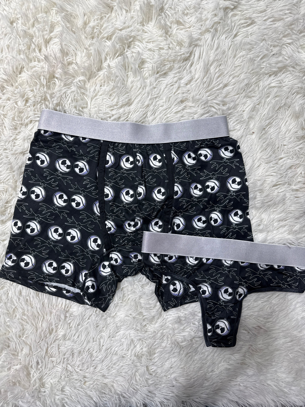 Jack Fondo Negro Duo De Boxer Con Tanga
