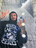 Reels B Sudadera Negra Frazada