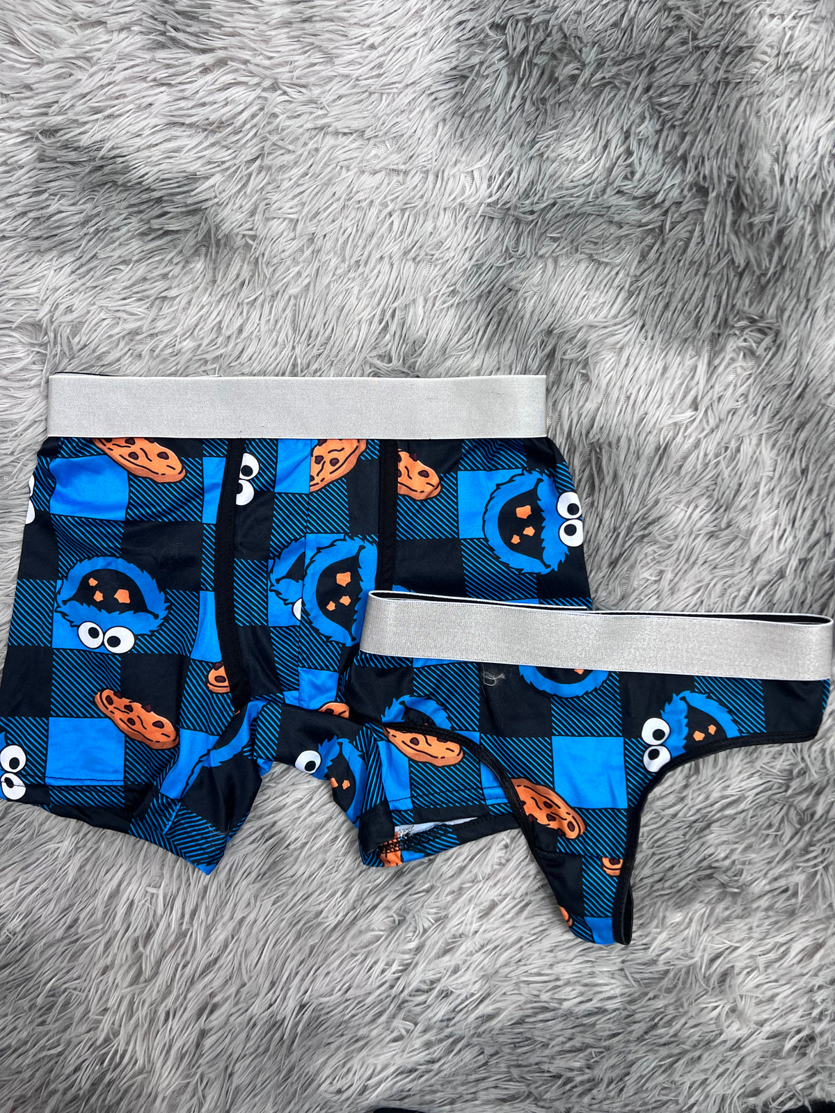 Come Galletas Cuadros Azules Duo XL Con Tanga