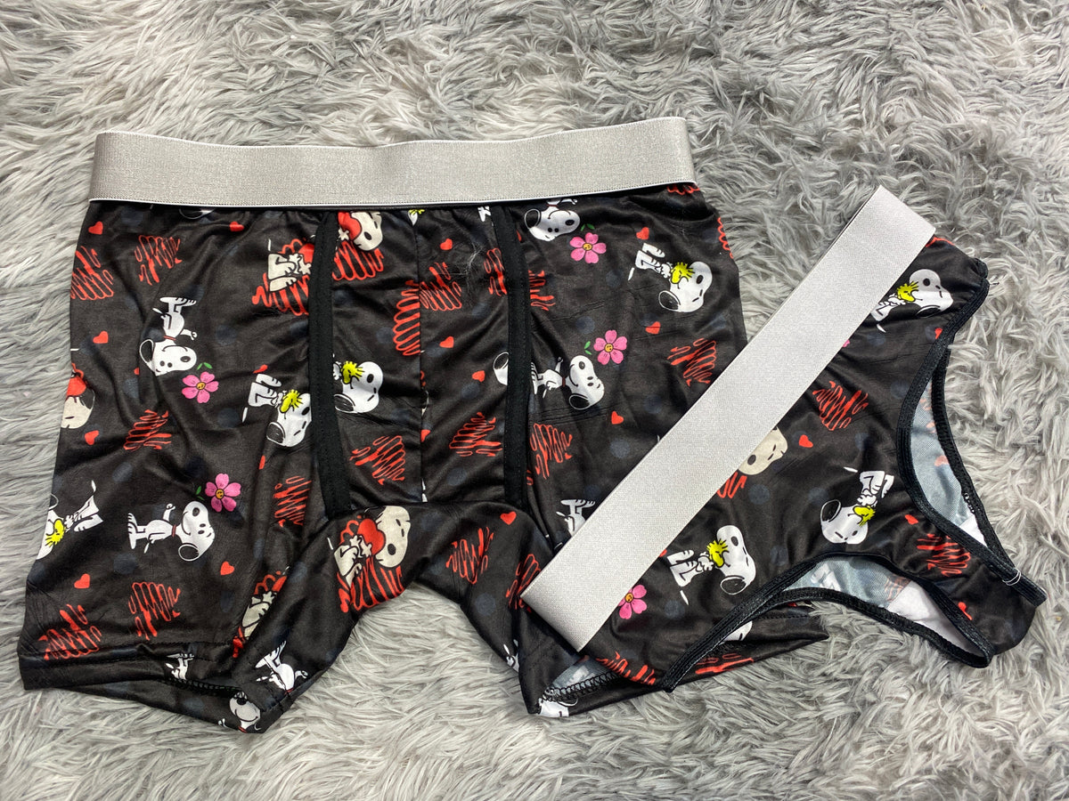Snoopy Una Flor Duo Unitalla Con Tanga