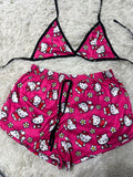 Hello Kitty Rosa Top Con Short Brush