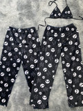 Jack caras letras Pijama Afelpada