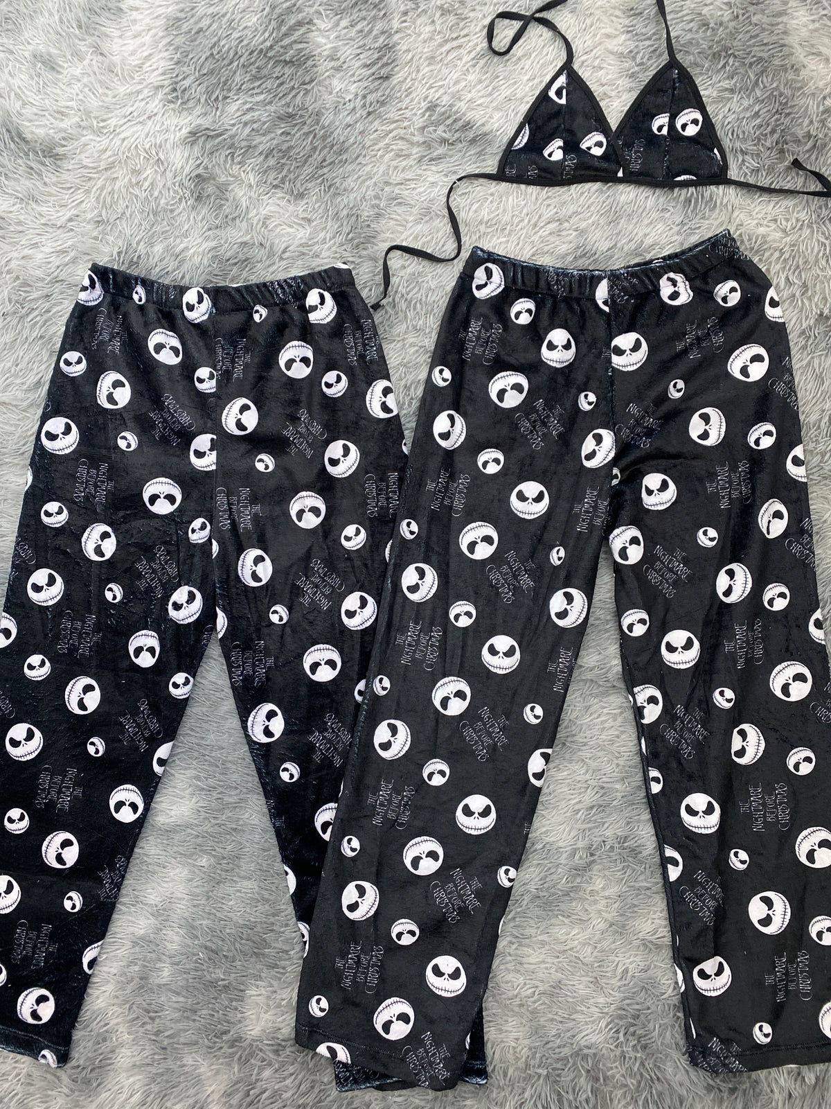 Jack caras letras Pijama Afelpada
