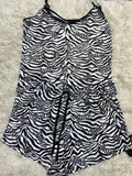 Juicy Zebra Blusa Con Short