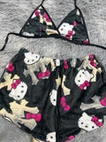 Hello Kitty Cruces Top Con Short Afelpado
