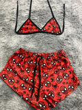 Spiderman Top Con Short Afelpado