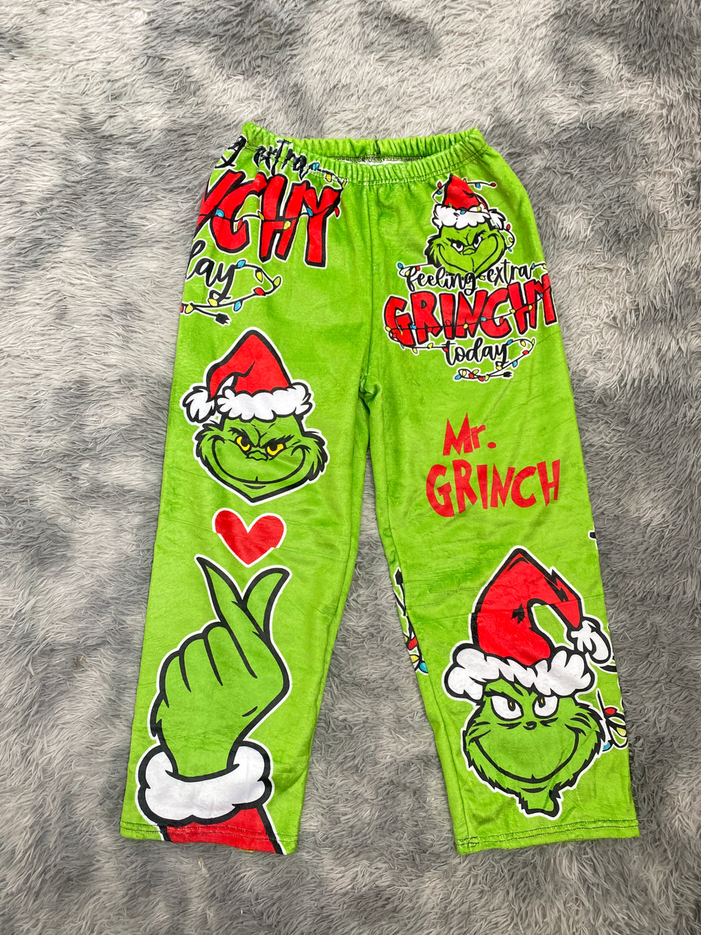 Grinch Corazón Pantalón De Pijama unisex
