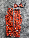 Hello Kitty Calabaza Hallowen Duo De Pijama Afelpada