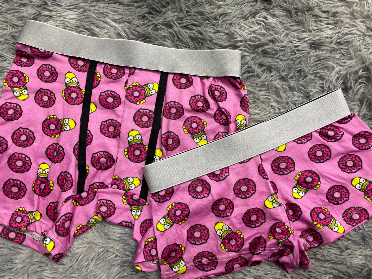 Simpson Donas Rosas Duo Con Boxer Unitalla