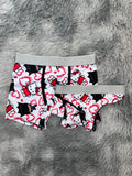Batman Y Hello Kitty Corazón Fondo Duo Unitalla Con Tanga