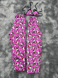 Hello Kitty Corazones Con Peluche Duo De Pijama Afelpada