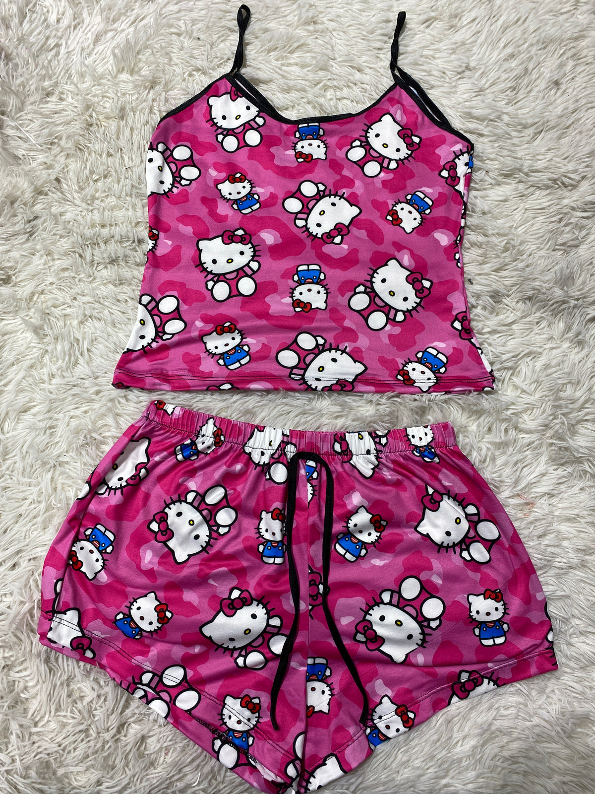Hello Kitty Manchas Blusa Con Short