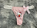 Hello Kitty Gruesa Color Rosa Tanga De Dama