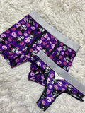 Kuromi Enojada Morado Duo Unitalla Con Tanga