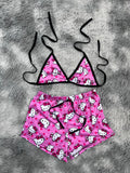 Hello Kitty Puntos Rosas Top Con Short Brush