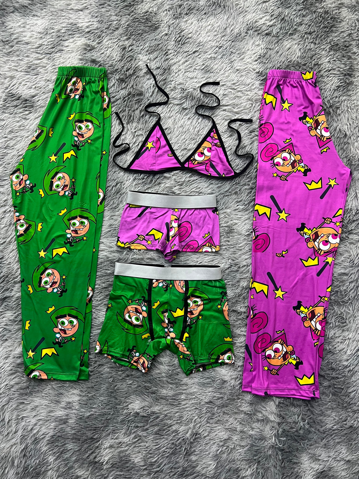 Padrinos Magicos Pijama De 5 Piezas