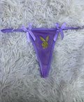 Play Boy Morada Delgada Tanga De Dama