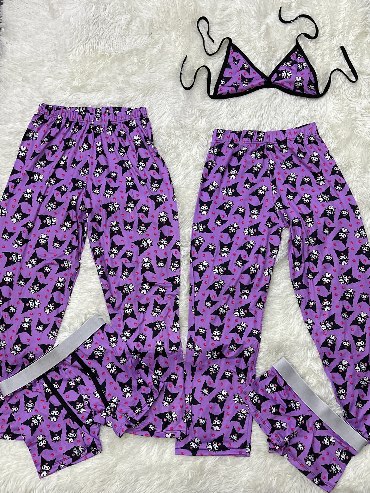 Kuromi Fresa Pijama De 5 Piezas