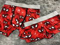 Spiderman Corazones Rojos Duo Con Boxer Unitalla