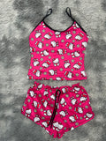 Hello Kitty Rosa Blusa Con Short