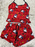 Hello Kitty Vaquera Blusa Con Short