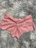 Cachetero Con Moño Rosa Tanga De Dama