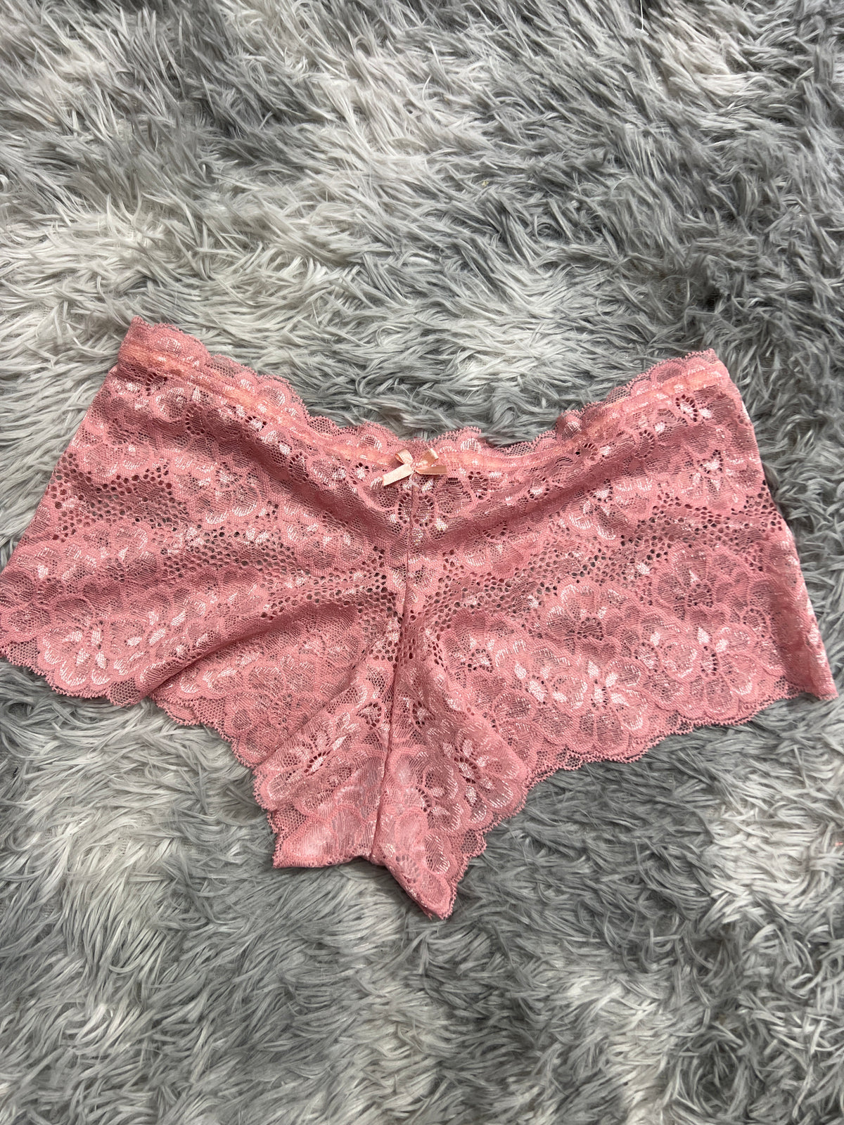 Cachetero Con Moño Rosa Tanga De Dama