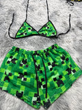 Minecraft Top Con Short Afelpado