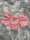 Cachetero Con Corazón Atras Rosa Tanga De Dama