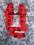 Oogie Boogie Espeluznante 5 Piece Pajama Halloween Pijama De 5 Piezas