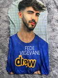 Fede Vigevani Azul Frazada