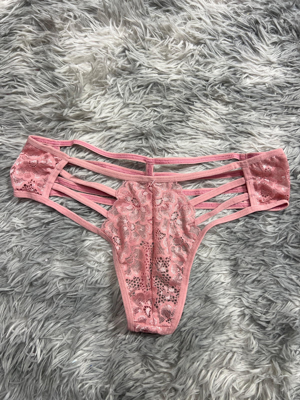 Líneas Rosa Tanga De Dama