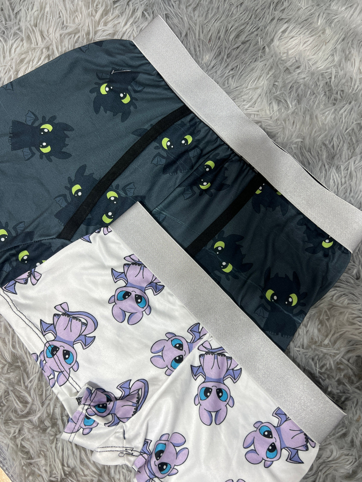Chimuelo Dragón Y Su Novia Duo Con Boxer Unitalla